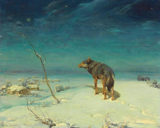 Alfred Von WieruszKowalski - The Lone Wolf.webp