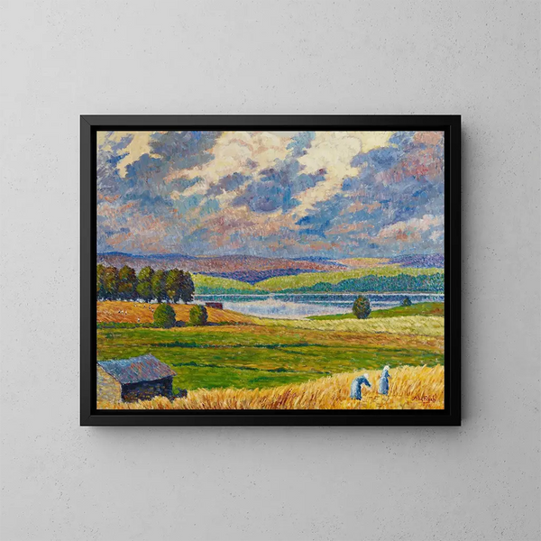 Landschaft von Padasjoki - Alfred William Finch — gerahmtes Bild an der Wand