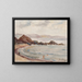 Die Strand von Looen - Alfred William Finch — gerahmtes Bild an der Wand