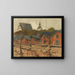 Rivages de Porvoo - Alfred William Finch — gerahmtes Bild an der Wand