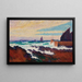 Jetée de Rosehearty Roseheartyn aallonmurtaja - Alfred William Finch — gerahmtes Bild an der Wand