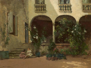 Alfred Withers - The court of the Oleanders.webp