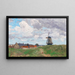 Ein Windmühle in Flessingue - Alfred Zoff — gerahmtes Bild an der Wand