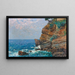 auf der Küste von Sestri Levante - Alfred Zoff — gerahmtes Bild an der Wand