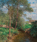 Landschaft eines sonnigen Bachlaufs - Alfred Zoff — Ansicht des Kunstwerks