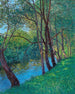 Der Bach der Au am Krems Niederösterreich Krems Donau - Alfred Zoff — Ansicht des Kunstwerks