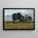 Bäume in einer Landschaft - Alfred Zoff — gerahmtes Bild an der Wand