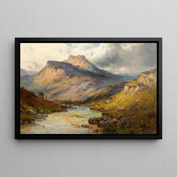 Alfred de Branski - Loch Lomond A Trout Stream Near Stirling.webp