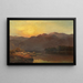 Sommerabend in Llyn Gwynant, Nordwales - Alfred de Bréanski — gerahmtes Bild an der Wand