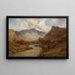 Le Tay près de Dunkeld, Écosse - Alfred de Bréanski — gerahmtes Bild an der Wand
