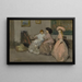 Drei elegante im Atelier des Künstlers - Alfredo Ramos Martínez — gerahmtes Bild an der Wand