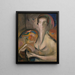 Selbstporträt - Alice Bailly — gerahmtes Bild an der Wand