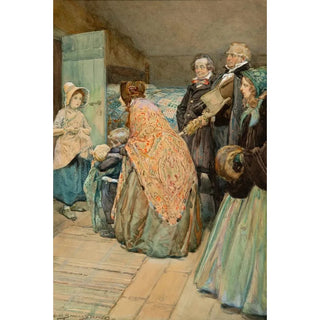 Alice Barber Stephens - Bleak House interior illustration.webp