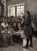 John Wesley lehrend in seiner Sonntagschule - Alice Barber Stephens — Ansicht des Kunstwerks