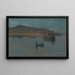 Vue du port au crépuscule - Alice Hogarth Nicholson — gerahmtes Bild an der Wand
