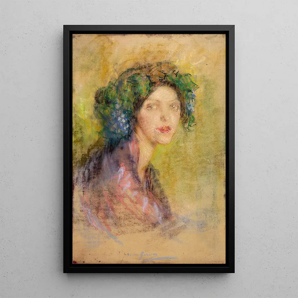 Reproduktion des Gemäldes Bacchante triste - Alice Pike Barney