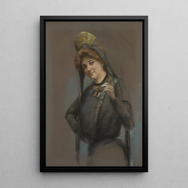 Reproduktion des Gemäldes Zigarette - Alice Pike Barney