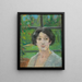 Fenster des Gartens - Alice Pike Barney — gerahmtes Bild an der Wand