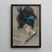 Hutverkaufs-Poster von Alice Pike Barney — gerahmtes Bild an der Wand