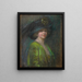 Hut und Schatten - Alice Pike Barney — gerahmtes Bild an der Wand