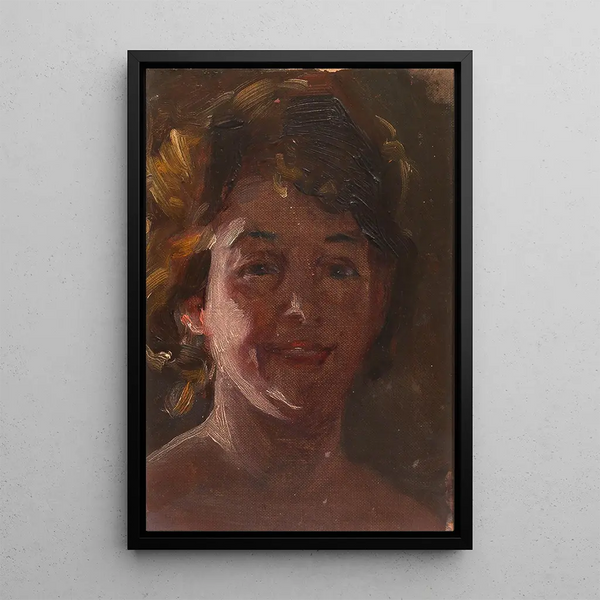 Reproduktion des Gemäldes Tête de l'artiste - Alice Pike Barney