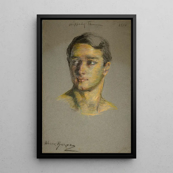 Hippolyte Thom - Alice Pike Barney — gerahmtes Bild an der Wand