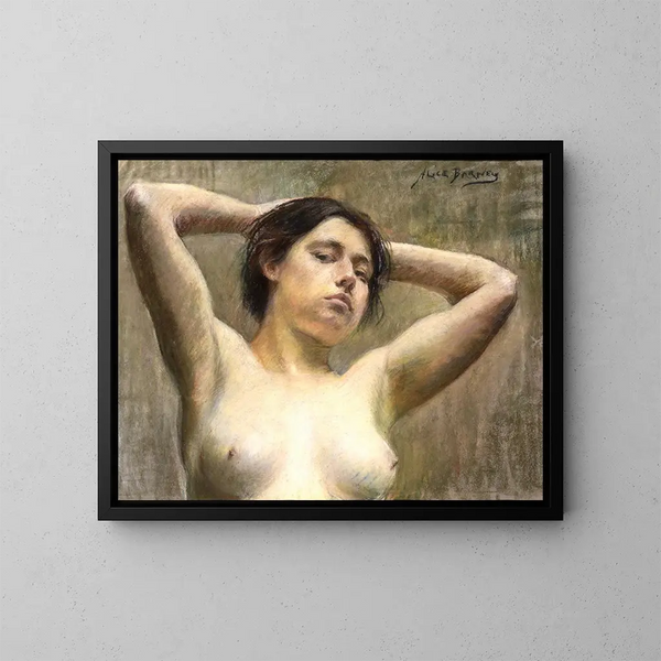 in Pose - Alice Pike Barney — gerahmtes Bild an der Wand