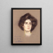 Laura Attentive - Alice Pike Barney — gerahmtes Bild an der Wand