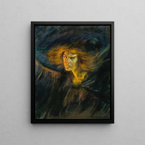 Lucifer Natalie Clifford Barney - Alice Pike Barney — gerahmtes Bild an der Wand