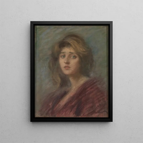 Madame R. - Alice Pike Barney — gerahmtes Bild an der Wand