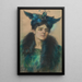 Marianne mit Hut - Alice Pike Barney — gerahmtes Bild an der Wand