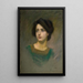 Monique - Alice Pike Barney — gerahmtes Bild an der Wand