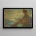 Akt gegen Meer - Alice Pike Barney — gerahmtes Bild an der Wand