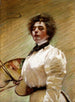 Selbstporträt mit Palette - Alice Pike Barney — Ansicht des Kunstwerks