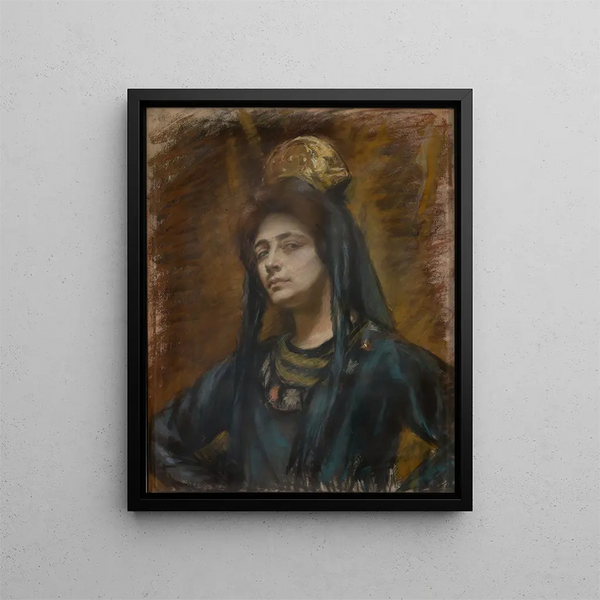 Spanisches Peigné-Gemälde - Alice Pike Barney — gerahmtes Bild an der Wand