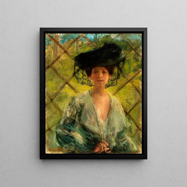 The Chatelaine - Alice Pike Barney — gerahmtes Bild an der Wand