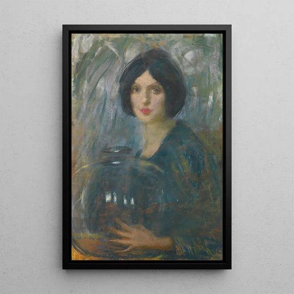 Reproduktion des Gemäldes Der Kristallglobus - Alice Pike Barney