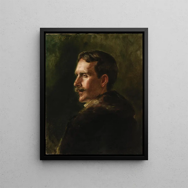 Der Pelzmantel - Alice Pike Barney — gerahmtes Bild an der Wand