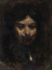 Der Musketier – Alice Pike Barney — dunkles Ölporträt, Werkansicht