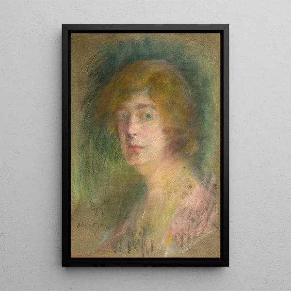 Unbenanntes Gemälde - Alice Pike Barney — gerahmtes Bild an der Wand