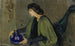 Frau und Pfau - Alice Pike Barney — Ansicht des Kunstwerks