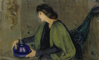 Alice Pike Barney - Woman and Peacock.webp