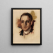 Junge Mann - Alice Pike Barney — gerahmtes Bild an der Wand