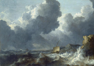 Allaert van Everdingen - Stormy Sea.webp