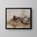 Singschwan mit blauen Flügeln - Allan Brooks — gerahmtes Bild an der Wand