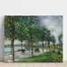 Reproduktion des Gemäldes Allée de châtaigniers - Alfred Sisley