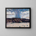 Averse sur Black Mesa, Nouveau-Mexique - Allen Tucker — gerahmtes Bild an der Wand