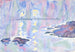 Aquarelle Nr. 73 Blau und Lavendel - Allen Tucker — Ansicht des Kunstwerks