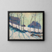 Winterlandschaft - Allen Tucker — gerahmtes Bild an der Wand