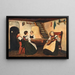 Unterhaltungsmusik im Wohnzimmer - Alois Gabl — gerahmtes Bild an der Wand